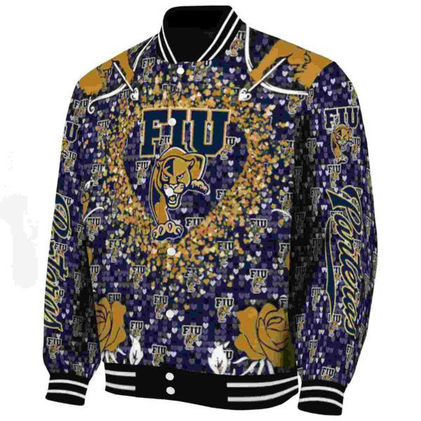 custom fiu panthers heart explosion blue jacket best selling