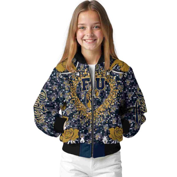custom fiu panthers heart explosion blue jacket top rated