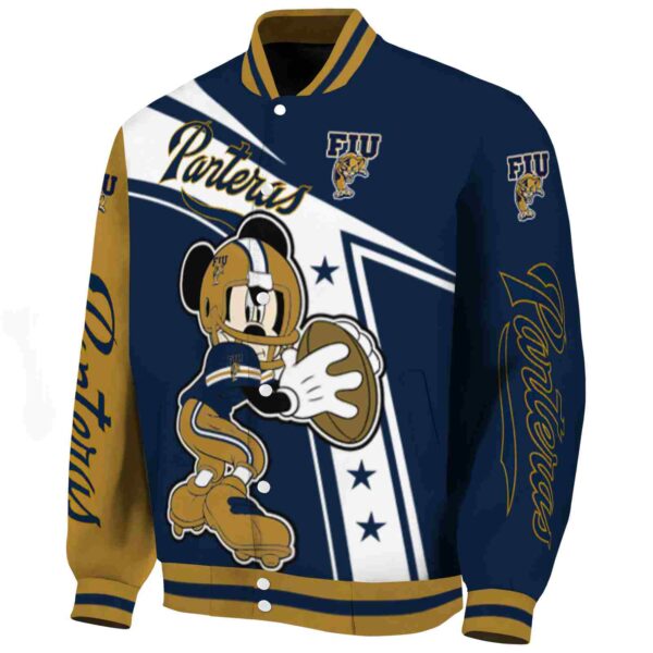 custom fiu panthers mickey football blue white jacket best selling
