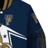 custom fiu panthers mickey football blue white jacket premium grade