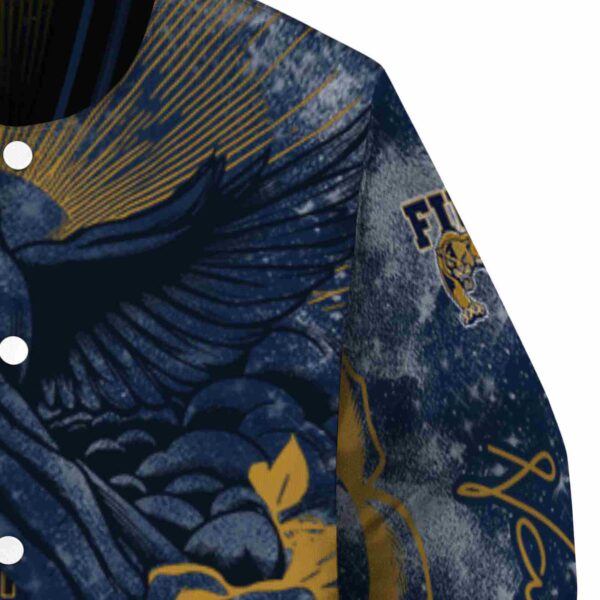 custom fiu panthers praying hands blue jacket premium grade