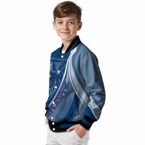 custom florida atlantic owls wave patterns blue jacket trendy
