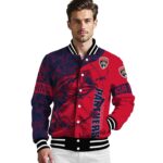 custom florida panthers fishing rod blue jacket best selling