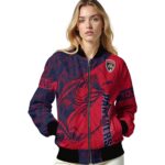 custom florida panthers fishing rod blue jacket best selling