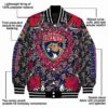 custom florida panthers heart explosion red jacket new arrival