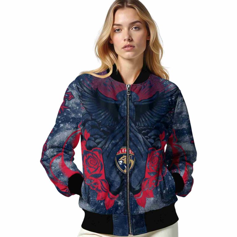 custom florida panthers praying hands red jacket latest model