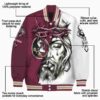 custom florida state seminoles jesus tears garnet white jacket new arrival