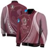 custom florida state seminoles wave patterns garnet jacket fashion forward