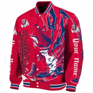 custom fresno state bulldogs fishing passion red white jacket best selling