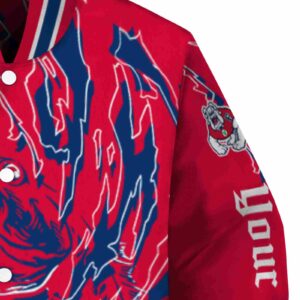 custom fresno state bulldogs fishing passion red white jacket premium grade