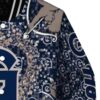 custom georgetown hoyas heart explosion blue jacket premium grade