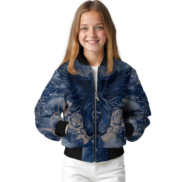 custom georgetown hoyas praying hands blue jacket top rated