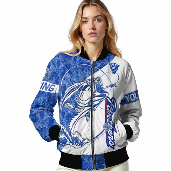 custom georgia state panthers fishing rod white jacket latest model