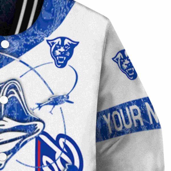 custom georgia state panthers fishing rod white jacket premium grade