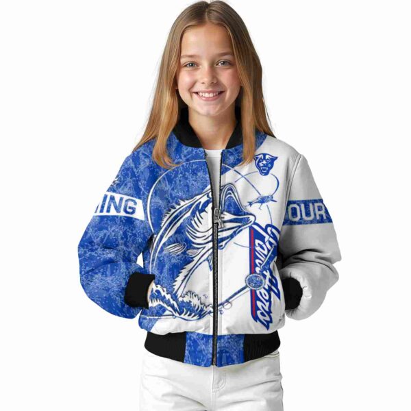 custom georgia state panthers fishing rod white jacket top rated