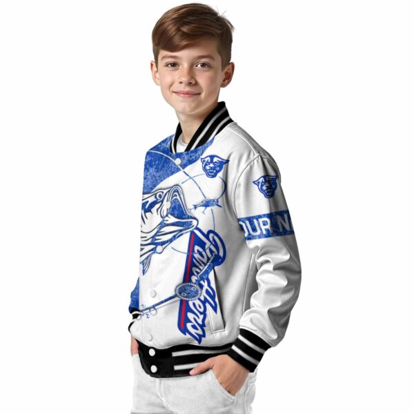 custom georgia state panthers fishing rod white jacket trendy
