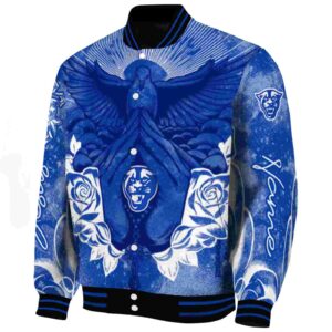custom georgia state panthers praying hands blue jacket best selling