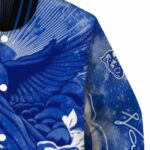 custom georgia state panthers praying hands blue jacket best selling