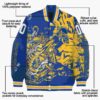 custom golden state warriors fishing art blue jacket new arrival