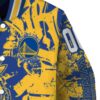 custom golden state warriors fishing art blue jacket premium grade