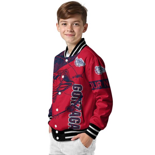 custom gonzaga bulldogs fishing rod red jacket trendy