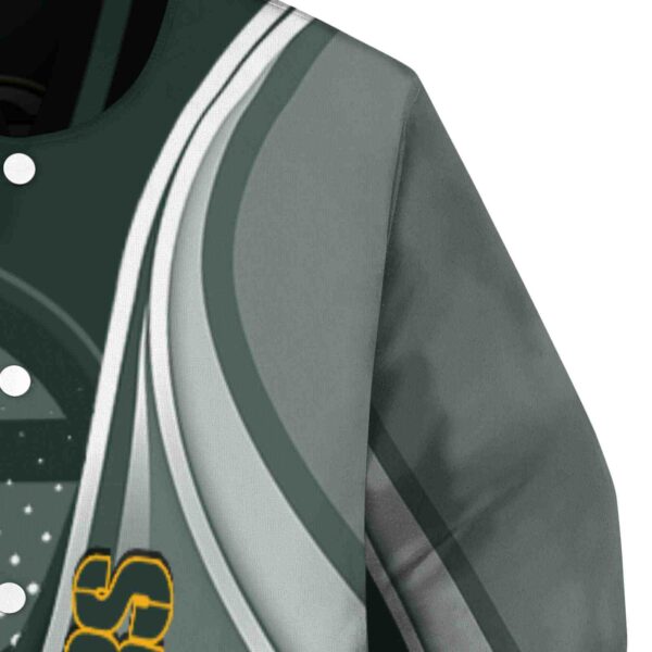 custom green bay packers wave patterns green jacket premium grade