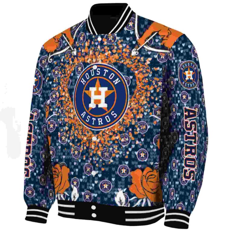 custom houston astros heart explosion blue jacket best selling