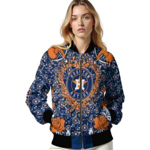 custom houston astros heart explosion blue jacket latest model