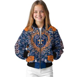 custom houston astros heart explosion blue jacket top rated