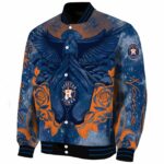 custom houston astros praying hands blue jacket best selling
