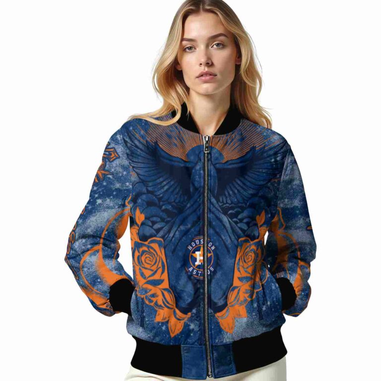 custom houston astros praying hands blue jacket latest model