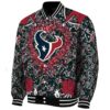 custom houston texans heart explosion blue jacket best selling