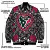 custom houston texans heart explosion blue jacket new arrival