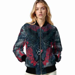 custom houston texans praying hands blue jacket latest model
