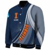 custom illinois fighting illini wave patterns blue jacket best selling