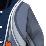 custom illinois fighting illini wave patterns blue jacket best selling