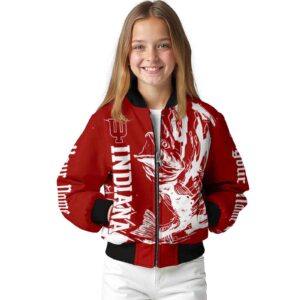 custom indiana hoosiers fishing passion red white jacket top rated