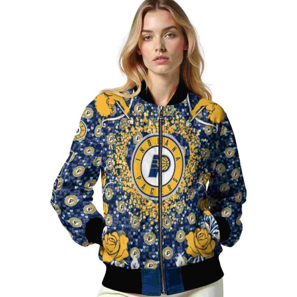 custom indiana pacers heart explosion blue jacket latest model