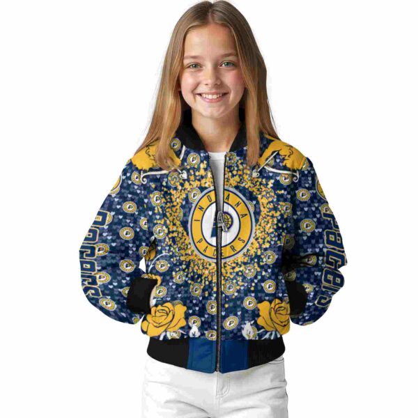 custom indiana pacers heart explosion blue jacket top rated