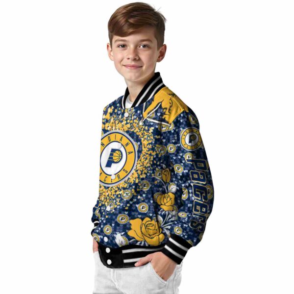 custom indiana pacers heart explosion blue jacket trendy
