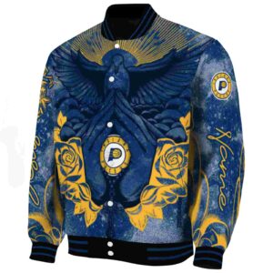 custom indiana pacers praying hands blue jacket best selling