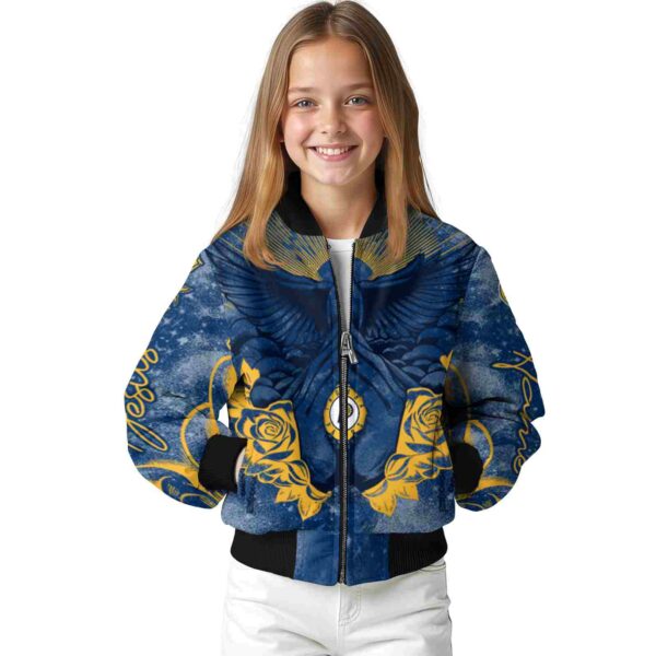 custom indiana pacers praying hands blue jacket top rated