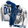 custom indianapolis colts jesus tears blue white jacket fashion forward