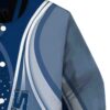 custom indianapolis colts wave patterns blue jacket premium grade