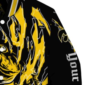 custom iowa hawkeyes fishing passion black white jacket premium grade