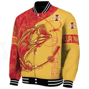 custom iowa state cyclones fishing rod gold jacket best selling