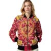 custom iowa state cyclones heart explosion red jacket latest model