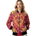 custom iowa state cyclones heart explosion red jacket best selling