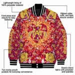 custom iowa state cyclones heart explosion red jacket best selling