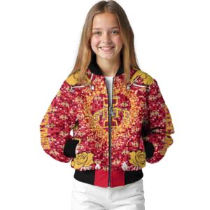 custom iowa state cyclones heart explosion red jacket top rated